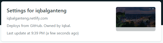 New Site Details