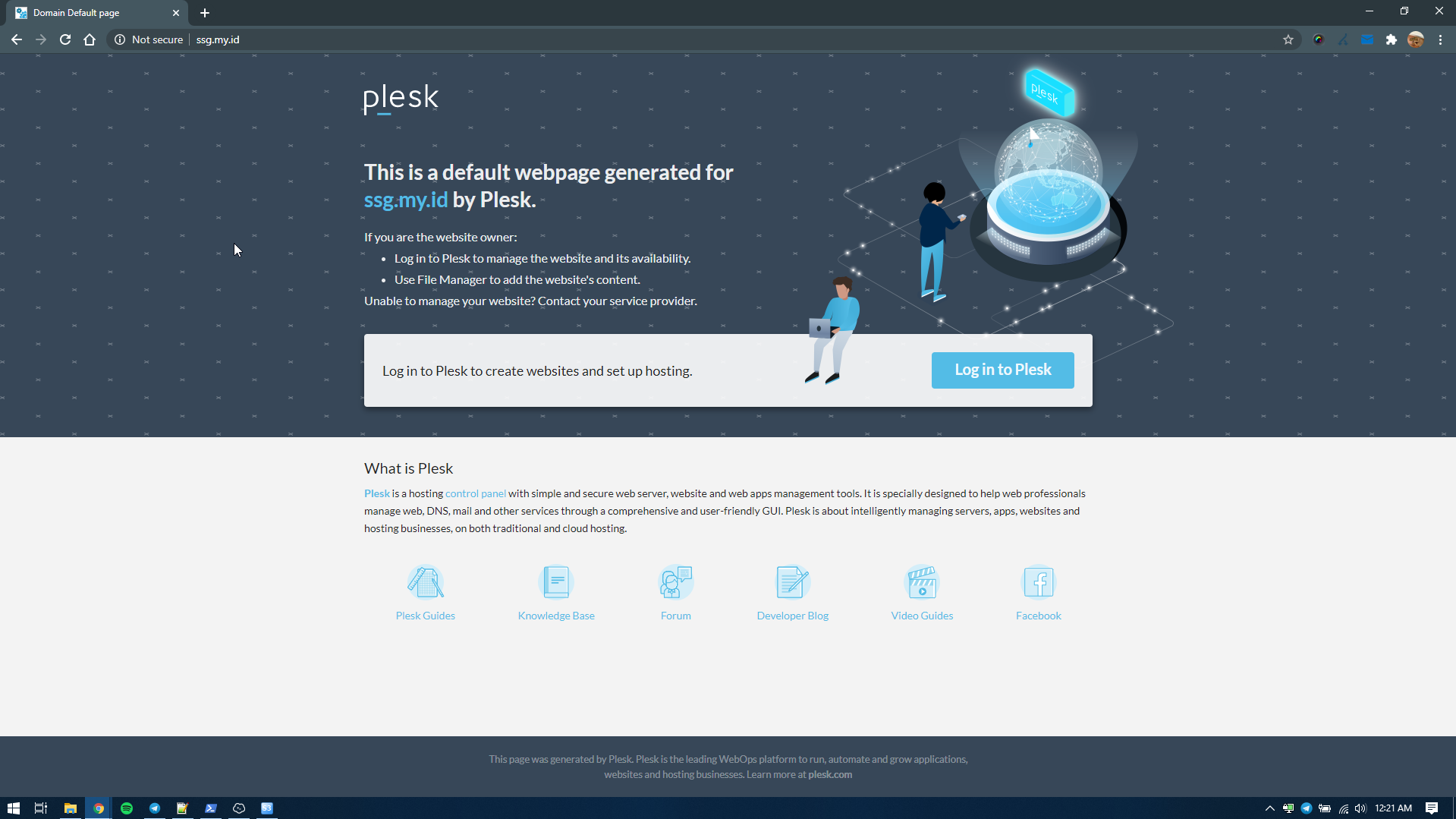Plesk Default Pages