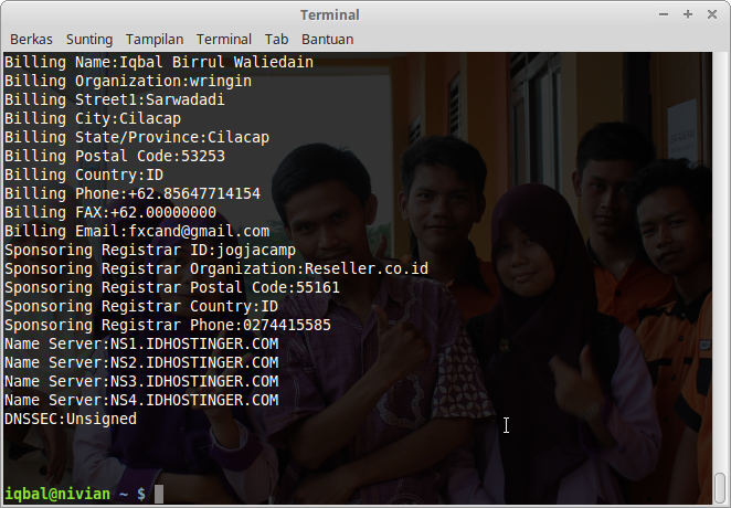 Cek Whois